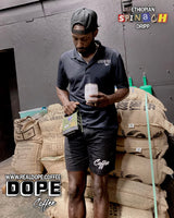 Dope Coffee, Ethiopian Dripp, Medium Roast, Ground Coffee 12oz, Sidamo Region 100% Arabica Coffee, 12oz