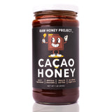 RAW HONEY PROJECT - Cacao Honey with Organic Vanilla Bean - Natural, Unpasteurized, Unfiltered, Superfood, Chocolate Spread - 1 lb