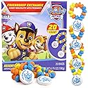 Paw Patrol Candy Bracelets, Edible Jewelry with Character Charms, Individually Wrapped Party Favors, 20 Pieces Inside