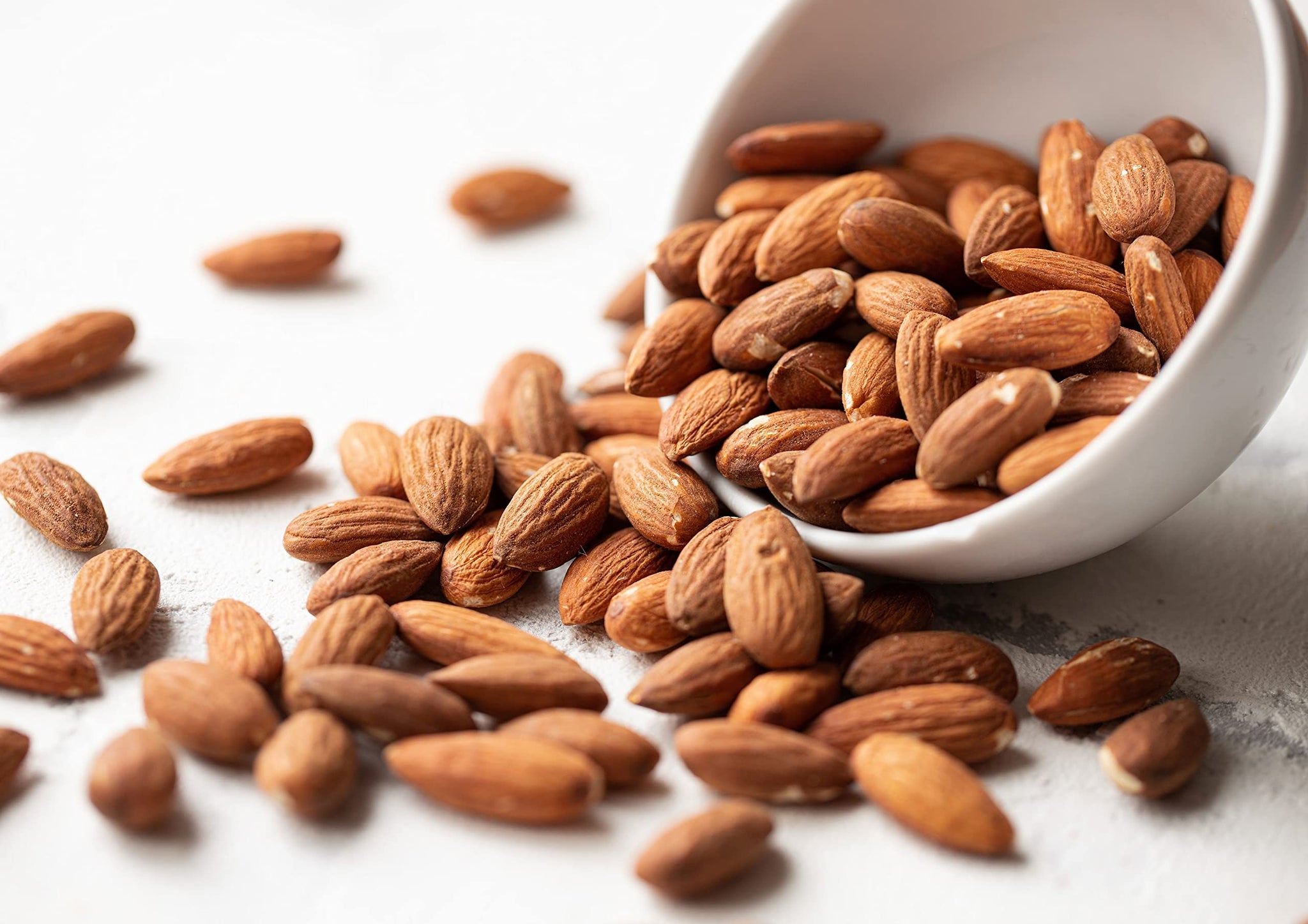Food to Live Organic Dry Roasted Whole Almonds with Himalayan Salt, 1 Pound Non-GMO, Oven Roasted, Lightly Salted, No Oil Added, Vegan, Kosher. High