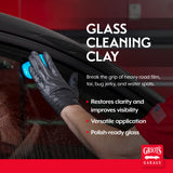 Griot's Garage Glass Cleaning Clay for Car Window, Windshield, Shower Door, Stone, Ceramic Tiles, Removes Oil, Tar, Grease, Water Spots, and More