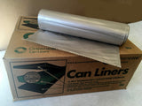 Green Core 70% Post Consumer Waste Heavy Duty, 1.5 MIL, Plastic Recycling Bags, Clear, 40-46 Gallon, (Pack of 50 Bags)
