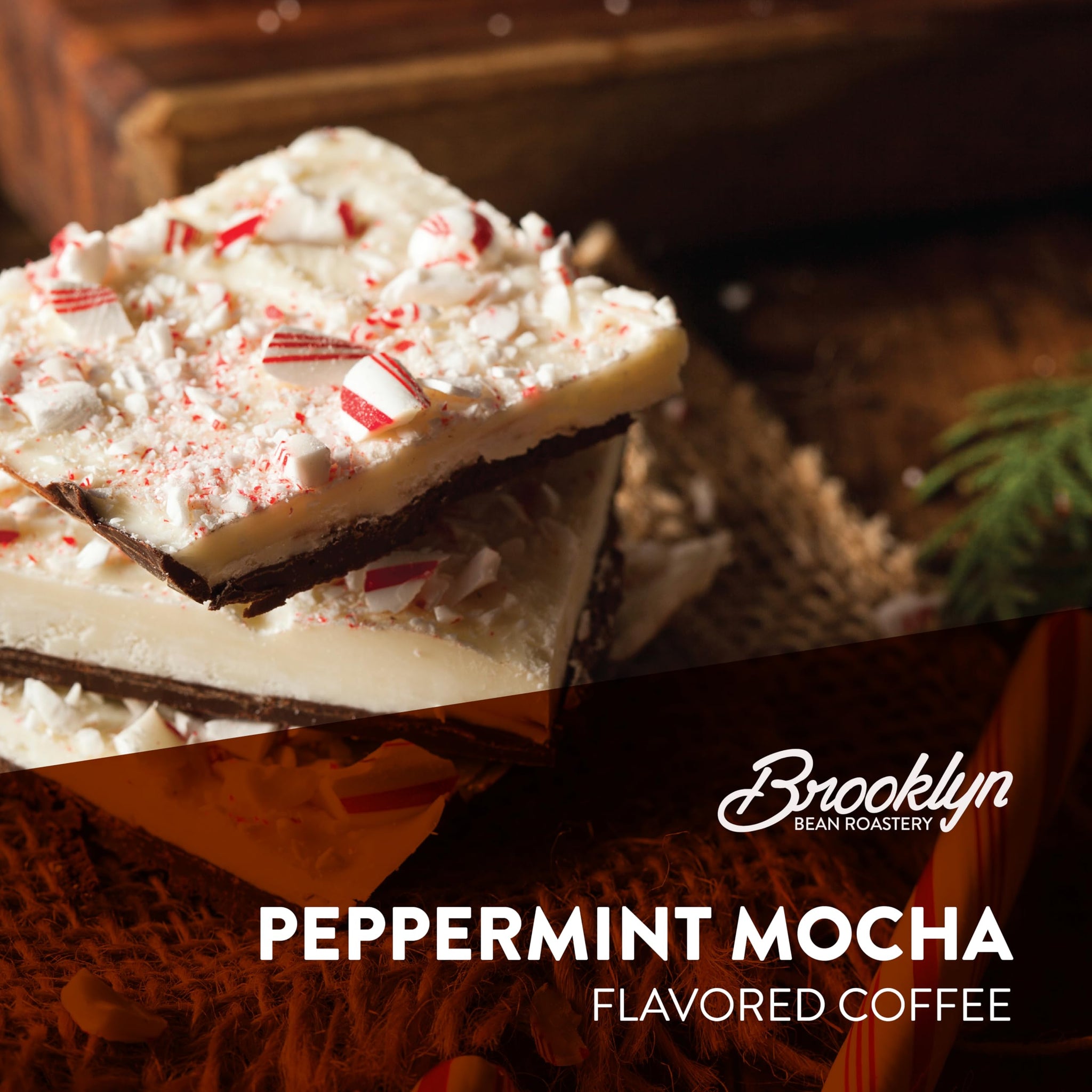 Brooklyn Beans Peppermint Mocha Coffee Pods for Keurig K-Cup Brewers, 40 Count Single-Serve Pods, Flavor Enhanced Minty Chocolate Coffee