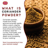 Coriander Powder 5 LB Bulk Jar - All Natural, Pure, Bulk Corriander Seeds Ground, No Preservatives & Freshly Packed by Spicy World