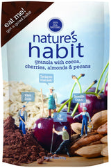 Nature's Habit Granola with Cocoa, Cherries, Almonds and Pecans, 12 Ounce