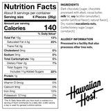 Hawaiian Host Paradise Collection - Dark Chocolate Macadamia Nuts - 8 Oz Bag