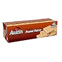 Austin Toasty Crackers with Peanut Butter, 45 Count