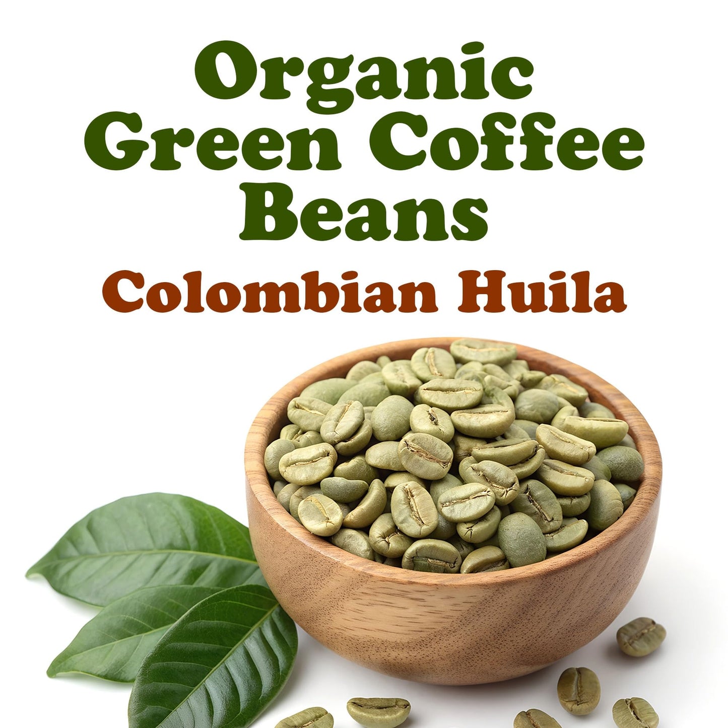Food to Live Organic Colombian Huila Arabica Green Coffee Beans, 12 Ounces - Whole, Unroasted, Washed Bean. Single Origin. Fresh Crop. No-GMO, Vegan