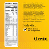 Cheerios Oat Crunch Cinnamon Breakfast Cereal, Made with Whole Grain, Large Size, 18.2 oz