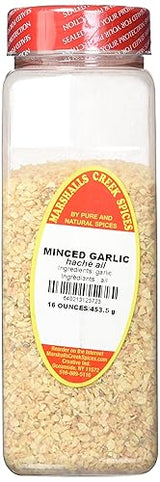 Marshall’s Creek Spices Seasoning, Minced Garlic, XL Size, 16 Ounce