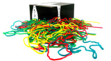 Gustaf's Rainbow Laces, 2 lb Bag in a BlackTie Box