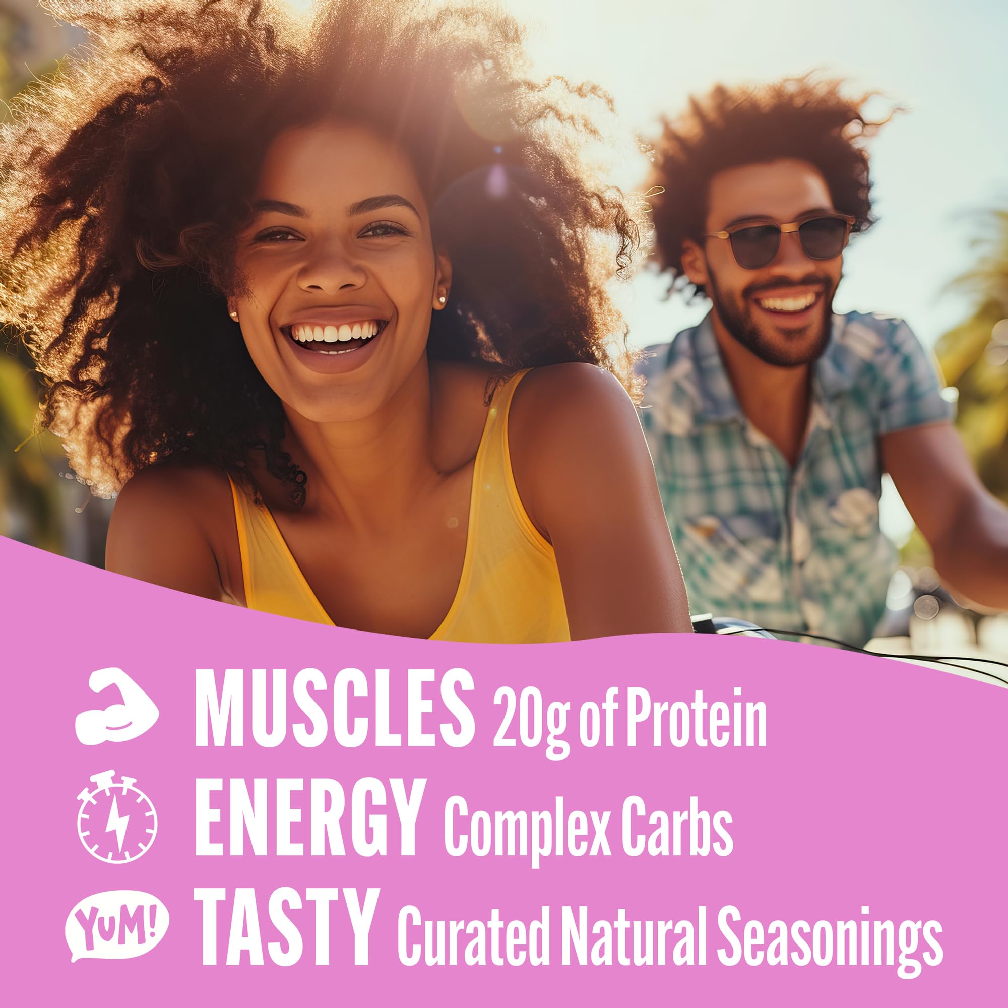 Lenny & Larry's FITZELS Protein Pretzels (Everything Bagel) 8 Individual Bags 3 oz Each - High Protein Snacks with 20g of Plant Based Protein