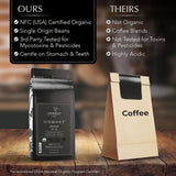 Lifeboost Organic Espresso Whole Bean Coffee - Low Acid Espresso Coffee, Non-GMO, USDA Organic, Single Origin, Third-Party Tested for Mycotoxins
