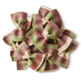 Food to Live Organic Striped Farfalle Pasta, 8.8 oz (Pack of 6) - Italian Artisan Tri-Color Bow-Tie Pasta. Made with Semolina, Beet and Spinach.