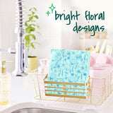 Scotch-Brite Sponge Cloths, Reusable, Absorbent, and Decorative Cleaning Towel, Dishwasher-Safe Wipes Ideal for Nonstick Cookware, Tile, Countertops