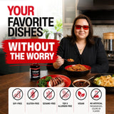 NIKIGO Hawaiian-Style Teriyaki Sauce - Premium Soy Free Teriyaki Sauce, Allergen-Friendly, Rich Umami Taste, Simple & Clean Ingredients, Authentic