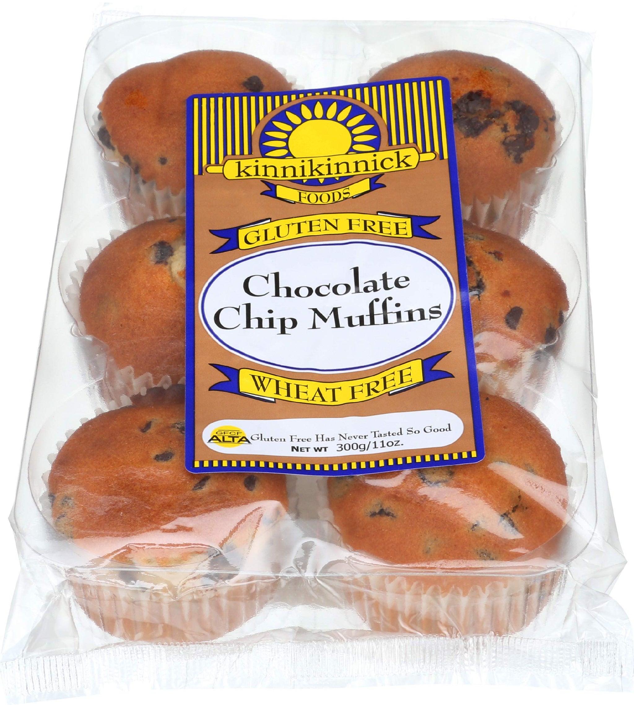 Kinnikinnick Chocolate Chip Muffins, 11 OZ
