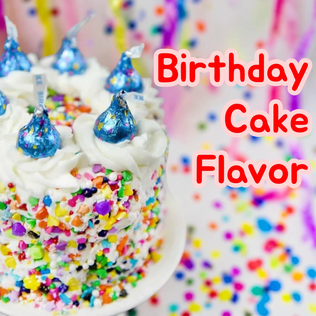 Birthday Cake Flavor Creme Kis with Sprinkles-1.5 lbs Individually Wrapped