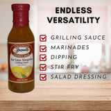 Braswells Key Lime Margarita Grilling Sauce with Cilantro, 12 Fluid Ounce