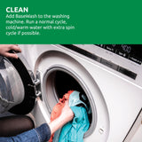 Nikwax BaseWash, 1000 ml, Deodorizing Cleaner for Base Layers, Socks, & Activewear, Eliminates Odors & Improves Performance