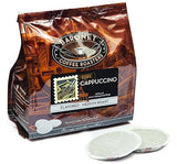 Baronet Coffee Pods [Cappuchino -54 Pods] Single Cup Use for Senseo Machine - 3 Bags of 18 Single Serve 8 Gram, Regular Strength, Medium Roast