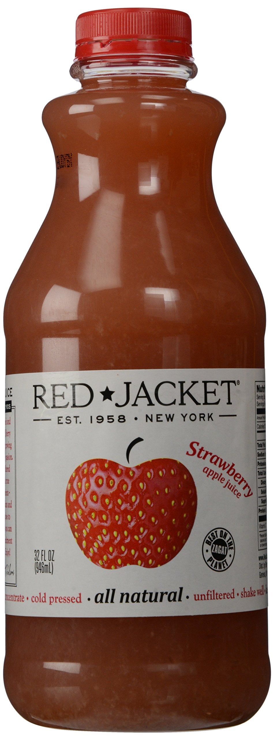 Red Jacket Orchards, Juice Strawberry, 32 Fl Oz