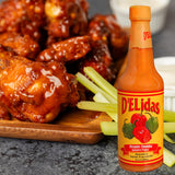 D'ELidas Habanero Hot Sauce, Natural Habanero Pepper Hot Sauce, Chombo Picante Sauce #1 in Panama, Non-GMO, Keto Friendly Food Habanero Sauce, 10 Fl