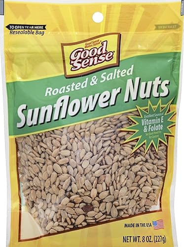 Sunflower Nuts Roasted Salted Snacks, 8 Oz - 3 Bags
