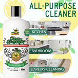 Lots of Lemon - Clean Crusader Cold Pressed Lemon Oil Concentrate - All Purpose Cleaner & Air Freshener - 16oz 1 pack