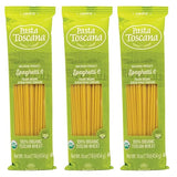 Pasta Toscana Italian Organic Pasta | Organic Tuscan Wheat | Italian Organic Durum Wheat Semolina, 16 oz (Pack of 3, Spaghetti)