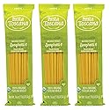 Pasta Toscana Italian Organic Pasta | Organic Tuscan Wheat | Italian Organic Durum Wheat Semolina, 16 oz (Pack of 3, Spaghetti)