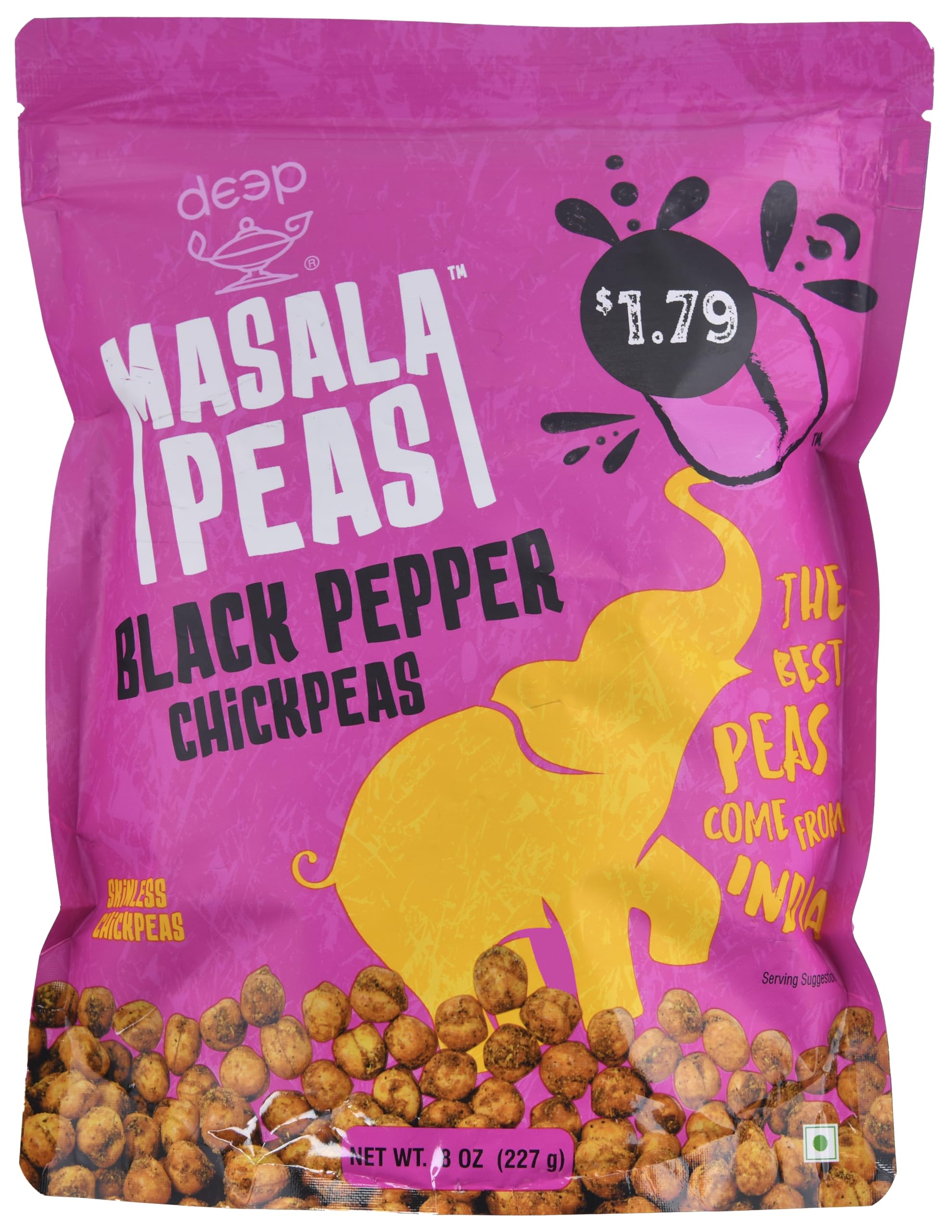 Masala Peas Black Pepper Chickpeas (8oz)