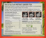 Caribbean Dreams Instant Ginger Tea, Pre-Sweetened, 10 Sachets (4 Pack)