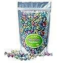 GLITTERATI Tropical Fruits Italian Mini Hard Candies, Individually Wrapped Gourmet Candy Assortment, Exotic Tropical Fruit Flavors, Vegan, Gluten