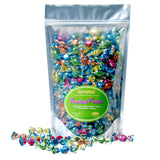 GLITTERATI Tropical Fruits Italian Mini Hard Candies, Individually Wrapped Gourmet Candy Assortment, Exotic Tropical Fruit Flavors, Vegan, Gluten