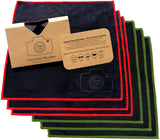 Clean & Clear Microfiber Cleaning Cloth, EXTRA LARGE [6 Pack] ULTRA PREMIUM Microfiber Cleaning Cloth - Microfiber Cloth for Camera Lens, Glasses