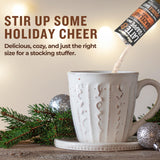 The Frozen Bean Hazelnut Frappe & Latte Instant Mix (20 Sticks), Made with Arabica Coffee, Double Shot Caffeine, Low Sugar & Premium Ingredients, Hot