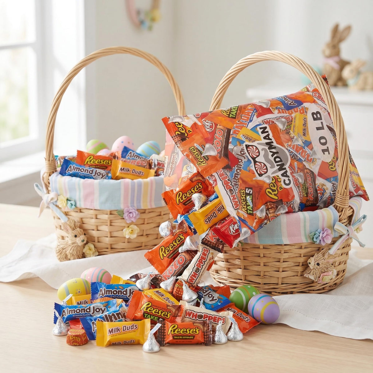 CANDYMAN Chocolate Candy Variety Pack, 10 lb Bulk Candy