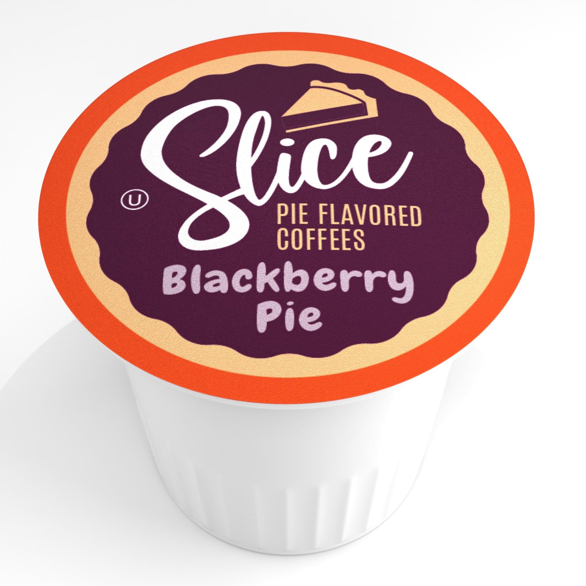 Slice Coffee Flavored Coffee for Keurig K Cup Brewers, Blackberry Pie, 40 Count