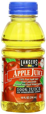 Langers 100% Juice, Apple, 10 Fl Oz (Pack of 12)