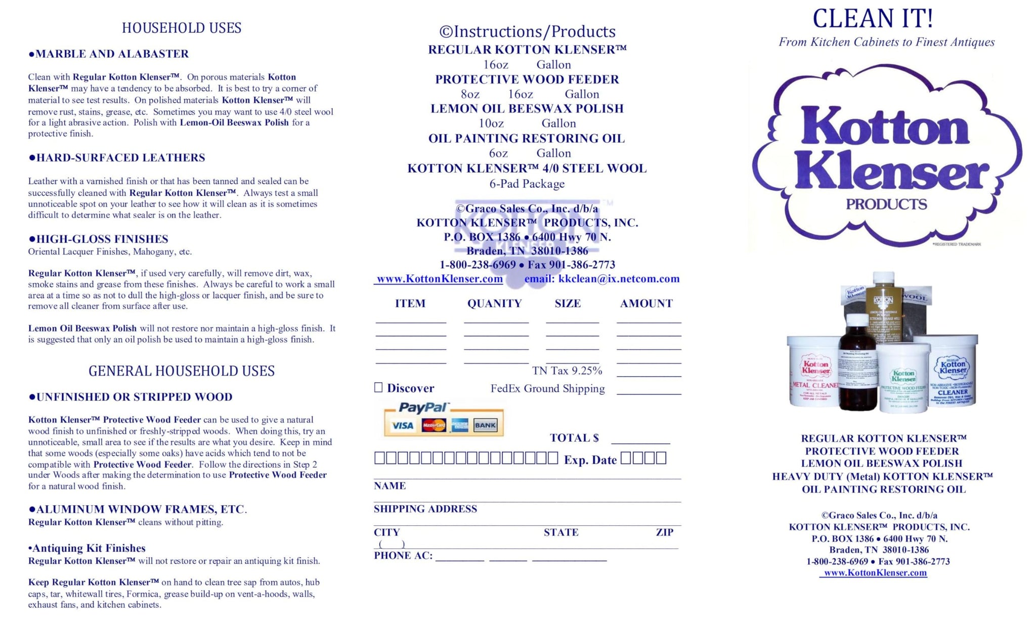 Kotton Klenser Wood Restoration Cleaner 1 Gallon