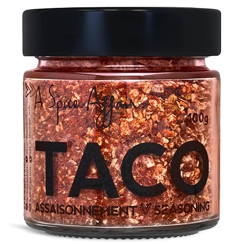 A Spice Affair’s Taco Seasoning | Bold, Savoury & Mexican-Inspired Spice Blend | All-Natural, Non-GMO, Filler-Free | Perfect for Tacos, Burritos