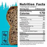 Happy Campers Variety Pack Gluten Free Bread, White Whole Grain and Hemp Multi-Seed, Non-GMO, Vegan, Organic, 16.2-17.4 Oz Loaves (Pack of 2)