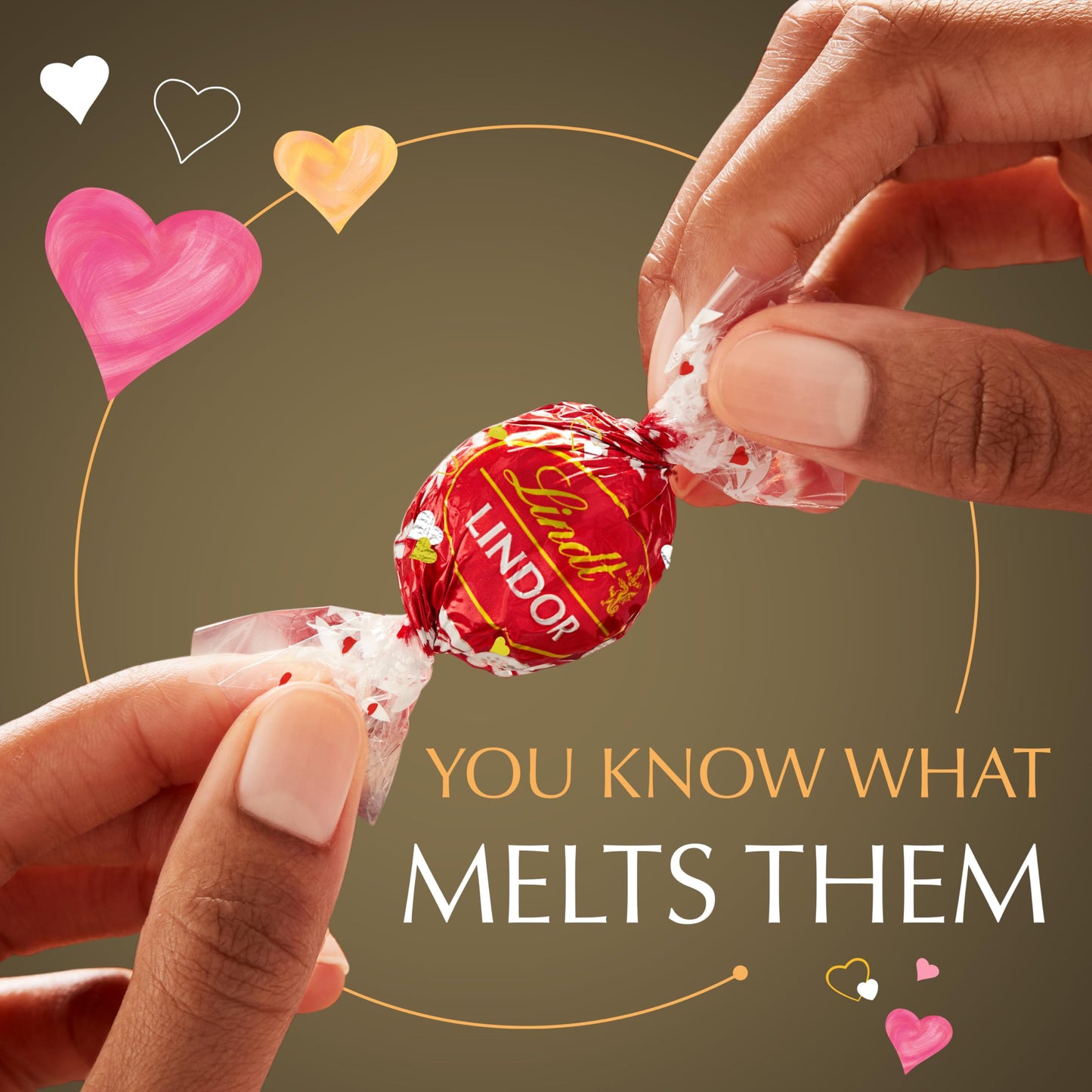 Lindt LINDOR Assorted Chocolate Truffles Heart, Valentine's Day Assorted Chocolate Candy with Truffle Center, 5.5 oz.