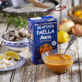 Aneto Seafood Paella Cooking Base Broth, 33.83 Fluid Ounce