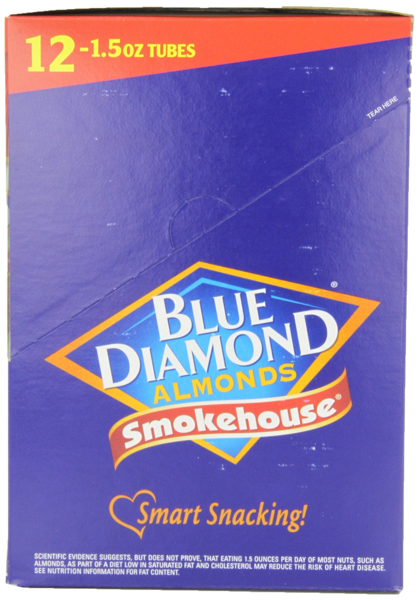 Blue Diamond Almonds, Smokehouse, 1.5-Ounce Packages (Pack of 24)