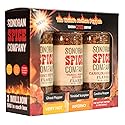 Sonoran Spice Carolina Reaper, Trinidad Scorpion, Ghost Pepper 1 Oz Flakes Gift Box