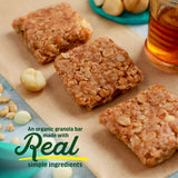 Kate’s Real Food Organic Granola Bars - White Chocolate Macadamia (1.1 oz, Pack of 24) - Organic Energy Bars with Non GMO All Soy Free Free Oats