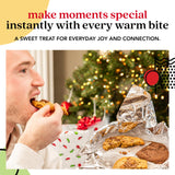 David's Cookies Assorted Fresh Baked Decadent Cookie Gift Tin - 2lb Basket with 8 Jumbo Cookies - Soft and Chewy Bakery-Style Dessert for Birthdays
