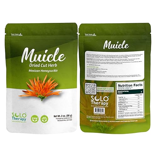 Muicle Mexican Honeysuckle Hierba Tea 56 Grams, Resealable Bag, Muicle Tea, Product of Mexico